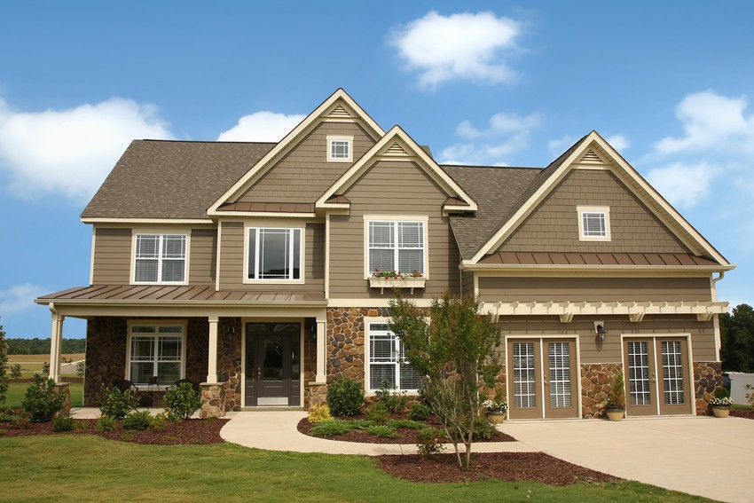 a house with new roof